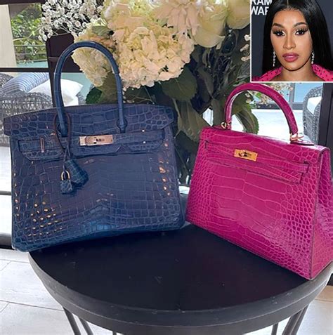 cardi birkin bag instagram